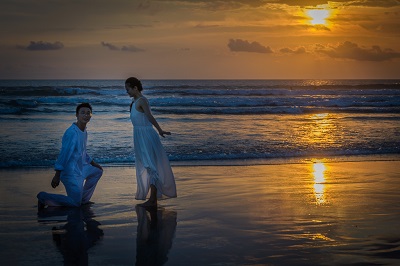 Newlyweds in Bali