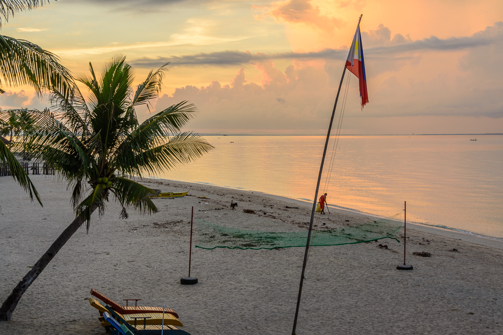 Bantayan island in the Philippines