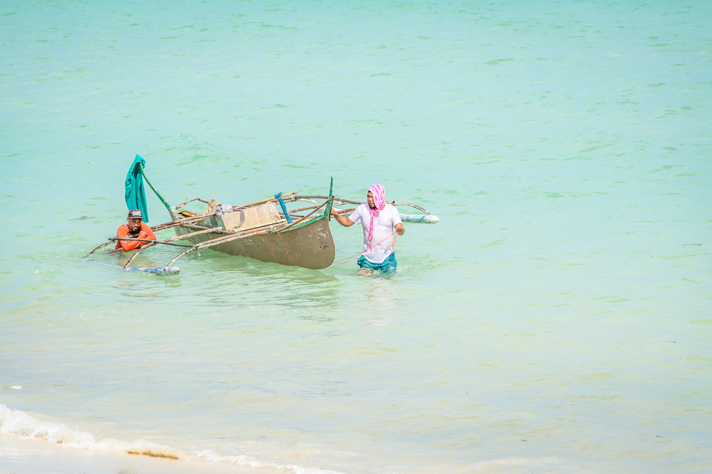 Bantayan island in the Philippines