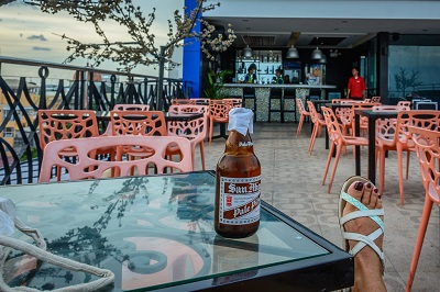 Rooftop bar in Dumaguete, Philippines