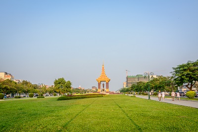 French boulevard in Phnom Penh