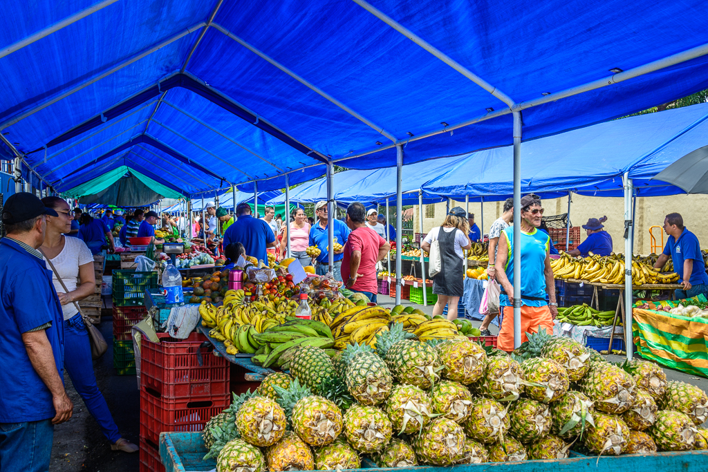 Fruit Stall In San Jose Costa Rica