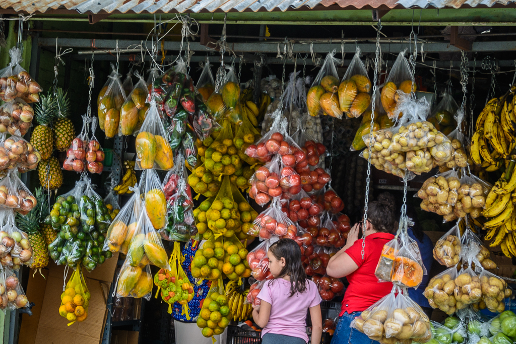 Fruit Stall In San Jose Costa Rica