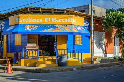 Convenience store in San Juan del Sur village