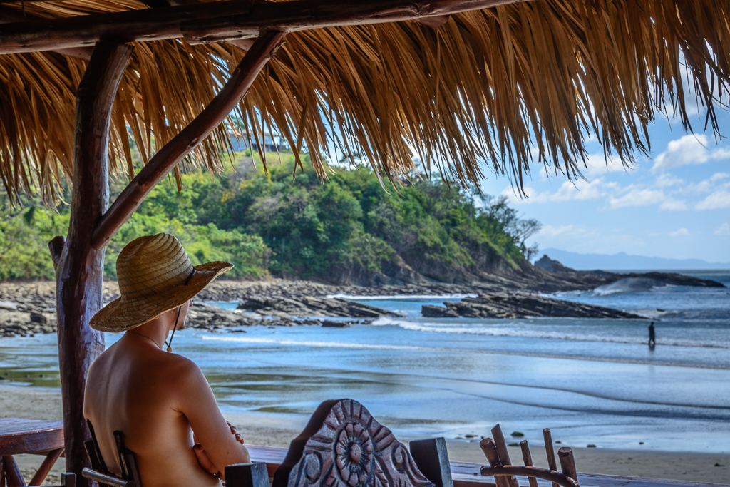 The Maderas beach, San Juan del Sur in Nicaragua