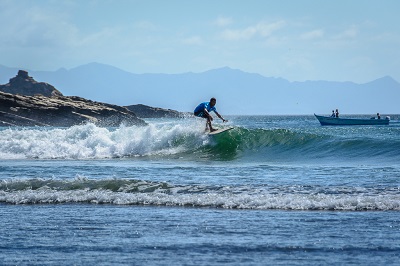 Surfing in San Juan del Sur