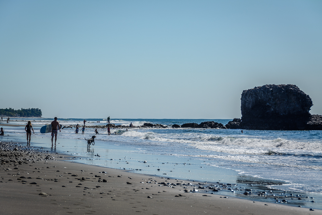 El Tunco Beach in El Salvador