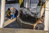 Shoe shining in Cobain Guatemala