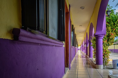 My hotel in Chetumal in Mexico