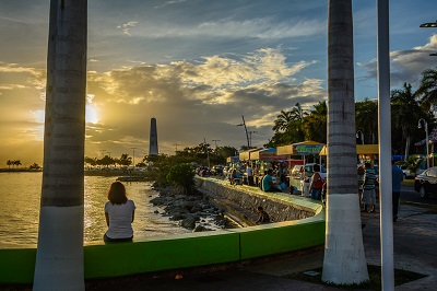 Waterfront in Chetumal, Mexico