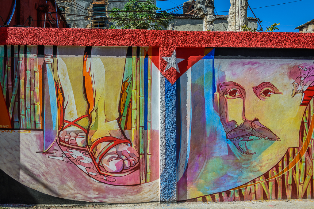Murals in Havana, Cuba
