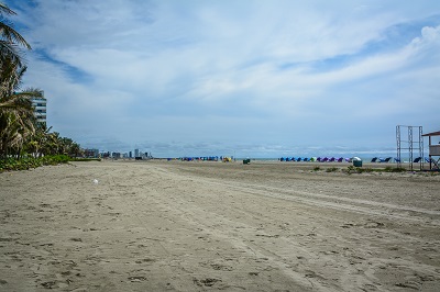 La Boquilla beach in Cartagena
